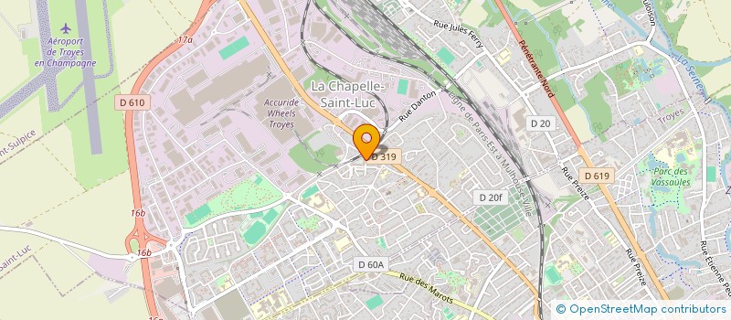 localisation de l'entreprise MADAME GAELLE MACKOWICZ  LA CHAPELLE-SAINT-LUC