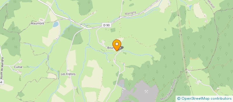 localisation de l'entreprise MADAME GAELLE MAGNET  MONT-SAINT-VINCENT