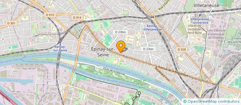 localisation de l'entreprise MADAME GAELLE MAMBA à EPINAY-SUR-SEINE
