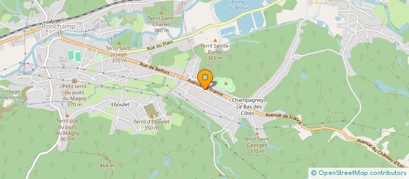 localisation de l'entreprise MADAME GAELLE MAMELI  CHAMPAGNEY