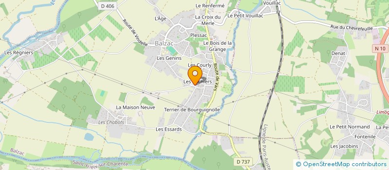 localisation de l'entreprise MADAME GAELLE MARCHIVE  BALZAC