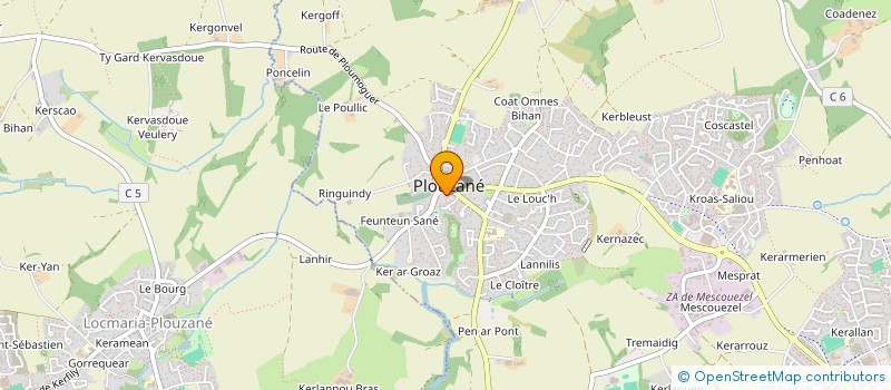 localisation de l'entreprise MADAME GAELLE MAREC à PLOUZANE