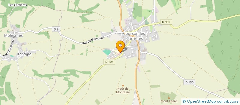 localisation de l'entreprise MADAME GAELLE MARQUES  COURSON-LES-CARRIERES