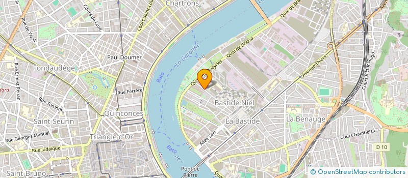 localisation de l'entreprise MADAME GAELLE MARTIN  BORDEAUX