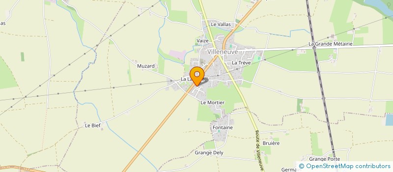 localisation de l'entreprise MADAME GAELLE MARTIN  VILLENEUVE