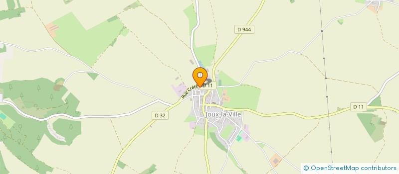 localisation de l'entreprise MADAME GAELLE MARTINEZ  JOUX-LA-VILLE