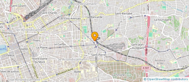 localisation de l'entreprise MADAME GAELLE MATHIEU à MARSEILLE