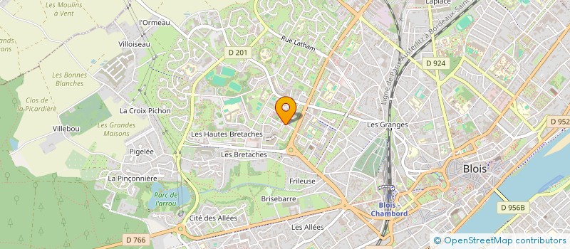 localisation de l'entreprise MADAME GAELLE MATONDO NKANDA  BLOIS