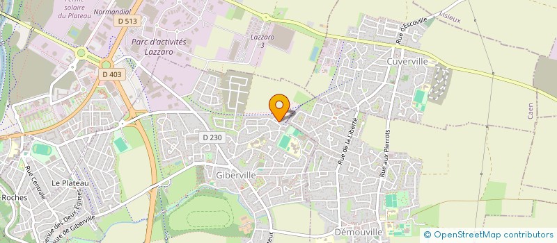 localisation de l'entreprise MADAME GAELLE MAUGUIN  GIBERVILLE