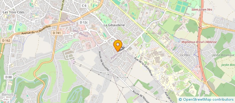 localisation de l'entreprise MADAME GAELLE MCDONNELL  POITIERS