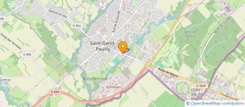 localisation de l'entreprise MADAME GAELLE MEISS à SAINT-GENIS-POUILLY