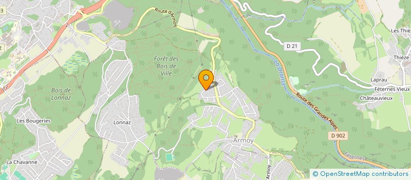 localisation de l'entreprise MADAME GAELLE MENETRIER  ARMOY