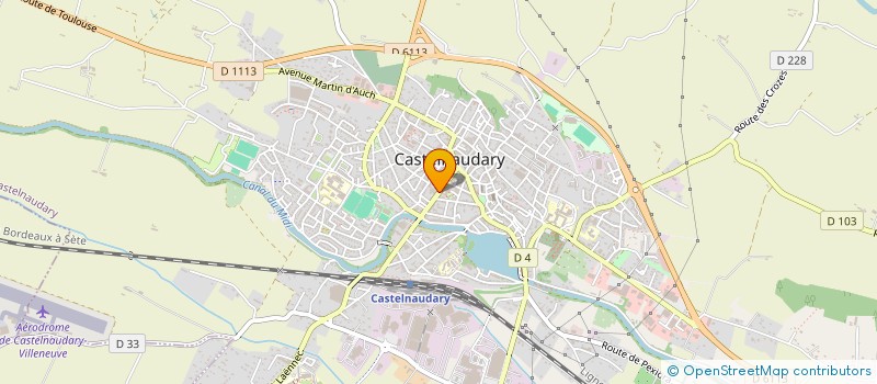 localisation de l'entreprise MADAME GAELLE MEURIN  CASTELNAUDARY