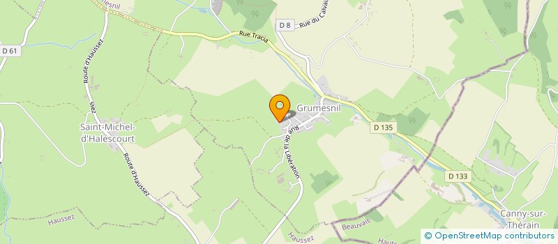 localisation de l'entreprise MADAME GAELLE MICHAUD  GRUMESNIL