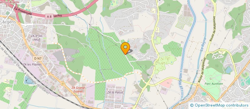 localisation de l'entreprise MADAME GAELLE MICHAUX à FREJUS