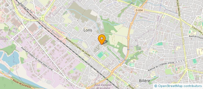 localisation de l'entreprise MADAME GAELLE MOITRY  LONS