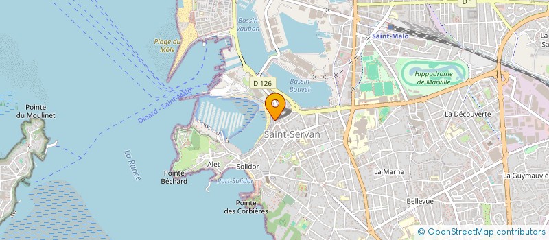 localisation de l'entreprise MADAME GAELLE MONFRAIS  SAINT-MALO