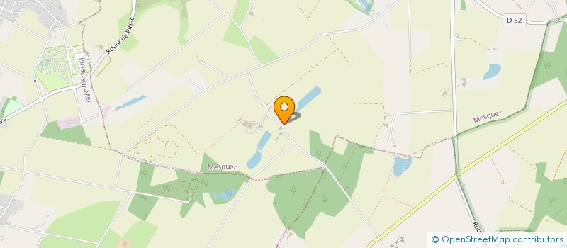 localisation de l'entreprise MADAME GAELLE MONNIER  LA TURBALLE