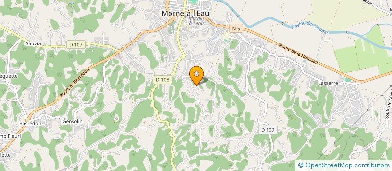 localisation de l'entreprise MADAME GAELLE MONPIERRE à MORNE A L'EAU