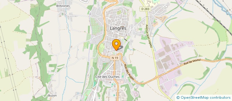 localisation de l'entreprise MADAME GAELLE MORATILLE à LANGRES