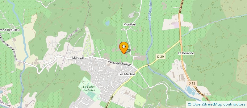 localisation de l'entreprise MADAME GAELLE MORAULT  LA CRAU