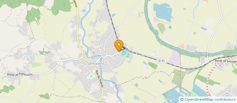 localisation de l'entreprise MADAME GAELLE MOUDENC  SEMALENS