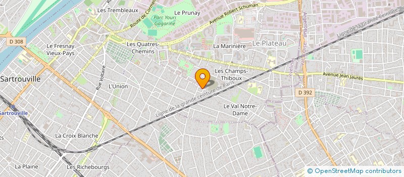 localisation de l'entreprise MADAME GAELLE MOULIN à SARTROUVILLE