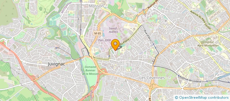 localisation de l'entreprise MADAME GAELLE MOURAIRE à MONTPELLIER
