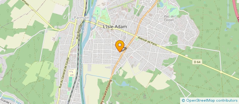 localisation de l'entreprise MADAME GAELLE MULLE à L'ISLE-ADAM