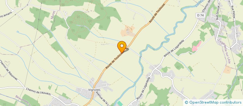 localisation de l'entreprise MADAME GAELLE MULO  RIEUMES