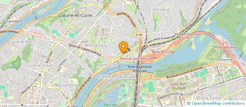 localisation de l'entreprise MADAME GAELLE NAPPEZ  CALUIRE-ET-CUIRE