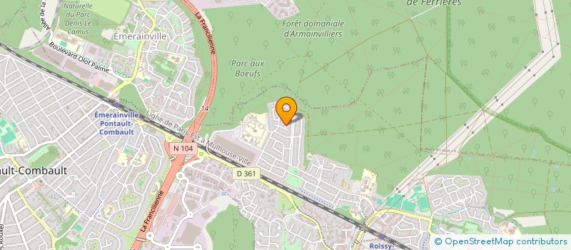 localisation de l'entreprise MADAME GAELLE NGAKO  ROISSY-EN-BRIE