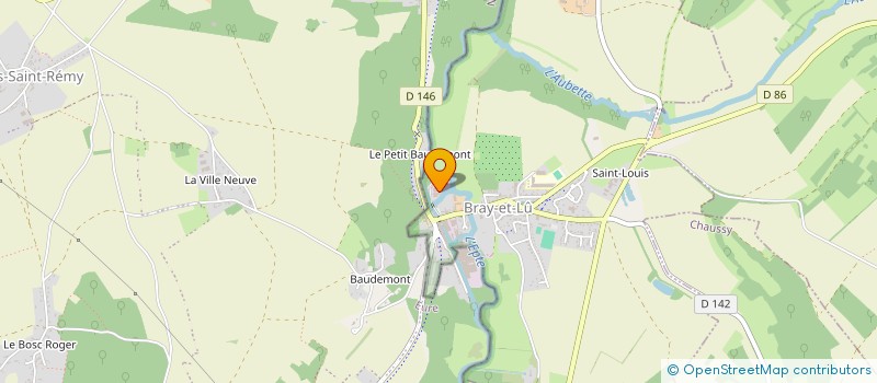 localisation de l'entreprise MADAME GAELLE NORMAND  CHAUSSY