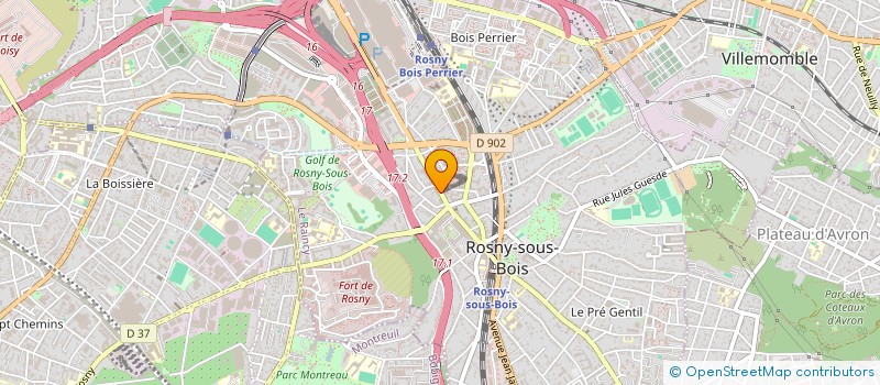 localisation de l'entreprise MADAME GAELLE OHAYON à ROSNY SOUS BOIS