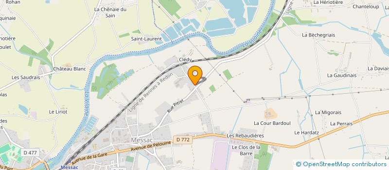 localisation de l'entreprise MADAME GAELLE OLIVAUD à GUIPRY-MESSAC