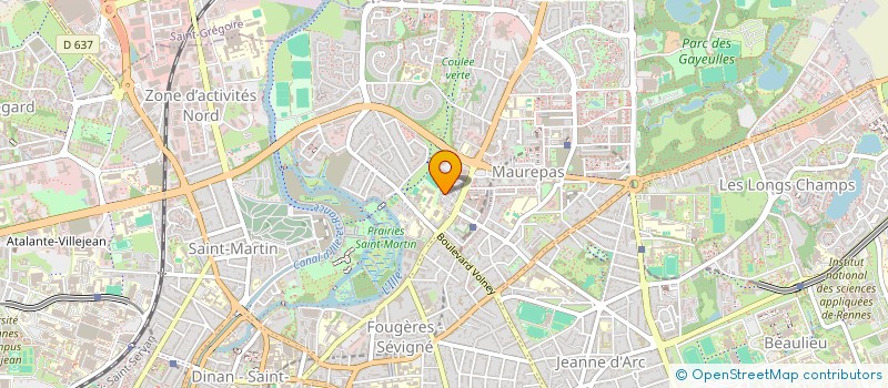 localisation de l'entreprise MADAME GAELLE OLLIVIER  RENNES