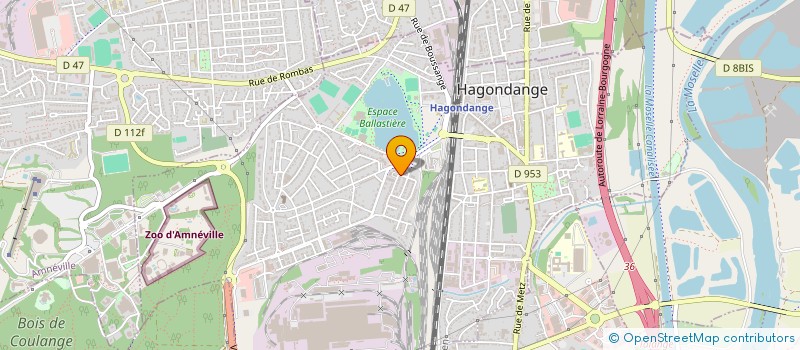 localisation de l'entreprise MADAME GAELLE OPPERMANN  HAGONDANGE