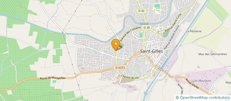 localisation de l'entreprise MADAME GAELLE ORTLIEB à SAINT-GILLES