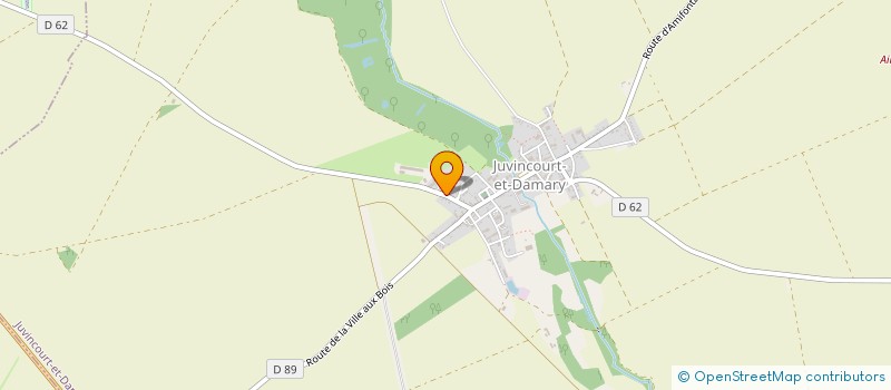 localisation de l'entreprise MADAME GAELLE PAINVIN  JUVINCOURT-ET-DAMARY