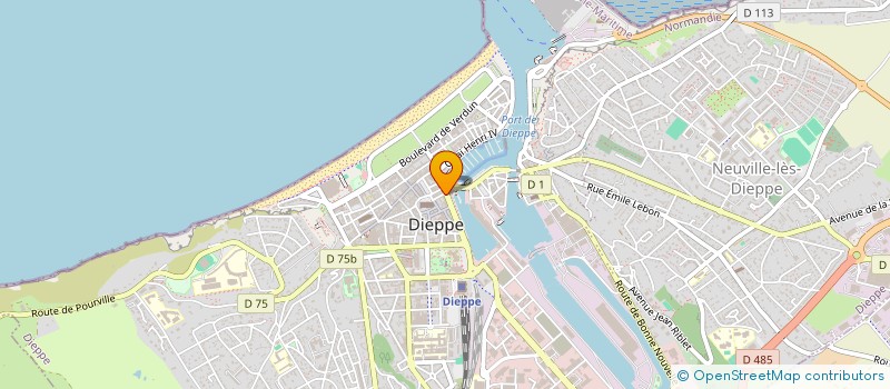 localisation de l'entreprise MADAME GAELLE PAQUET  DIEPPE