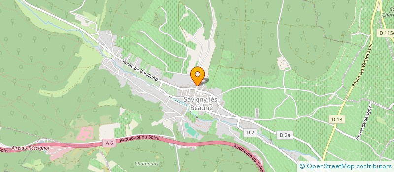 localisation de l'entreprise MADAME GAELLE PARIZE  SAVIGNY-LES-BEAUNE