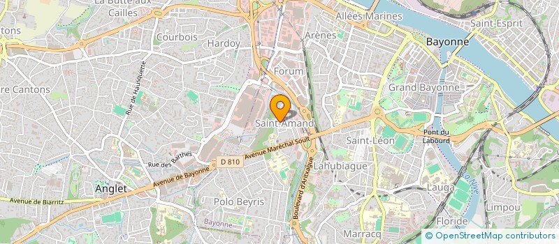 localisation de l'entreprise MADAME GAELLE PAROT à BAYONNE