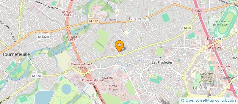 localisation de l'entreprise MADAME GAELLE PAUL  TOULOUSE