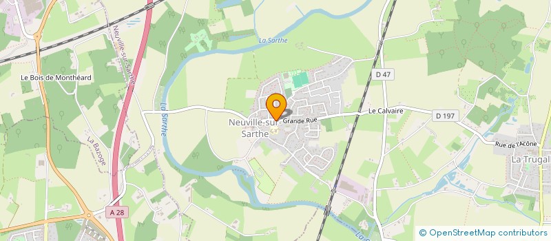 localisation de l'entreprise MADAME GAELLE PAVY  NEUVILLE-SUR-SARTHE