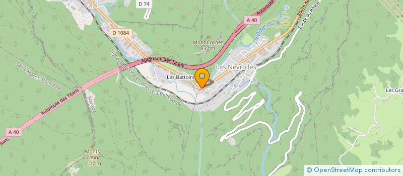 localisation de l'entreprise MADAME GAELLE PELLEGRINELLI  LES NEYROLLES