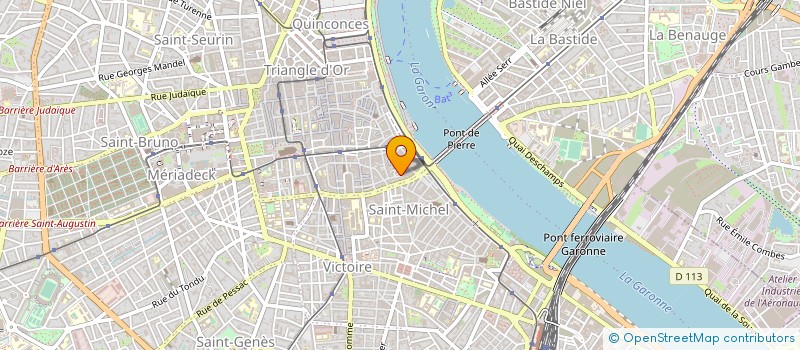 localisation de l'entreprise MADAME GAELLE PENOUILH  BORDEAUX