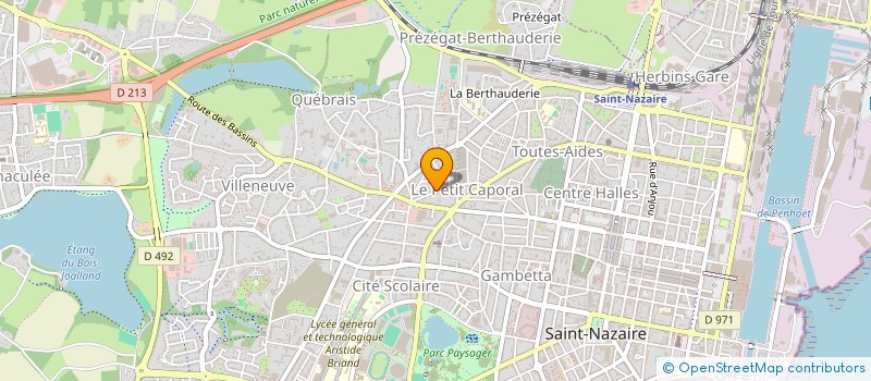 localisation de l'entreprise MADAME GAELLE PENVERNE  SAINT-NAZAIRE