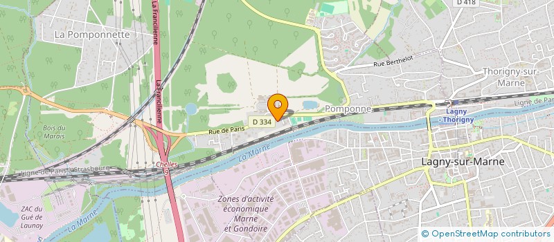 localisation de l'entreprise MADAME GAELLE PERINUCCI  POMPONNE