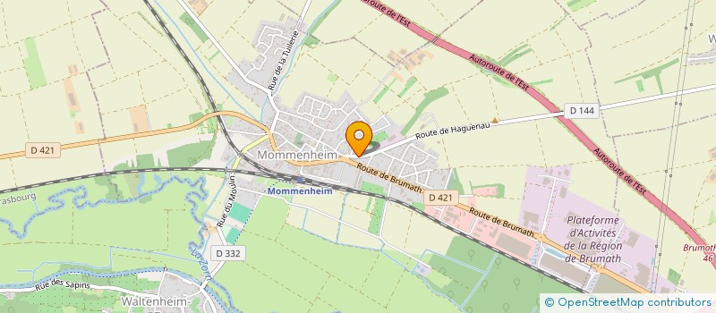 localisation de l'entreprise MADAME GAELLE PERNOT  MOMMENHEIM