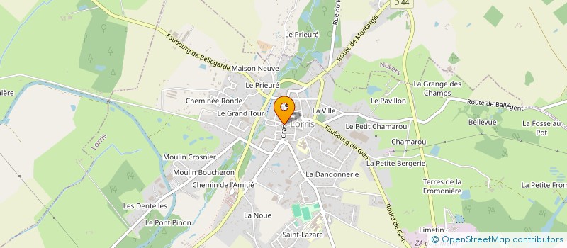 localisation de l'entreprise MADAME GAELLE PERRARD  LORRIS